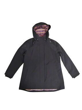 NEW- Pendleton Womens M Black Softshell Lightweight Hooded Jacket